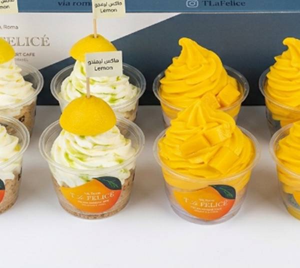 Ice Cream Mixed Lemon and mango