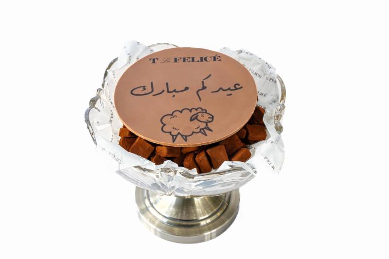 Eid Choco Truffles in a big plate
