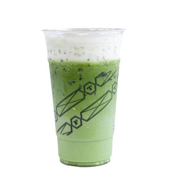Salted Vanilla Matcha Latte